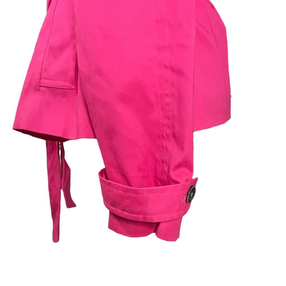 Apostrophe Small Hot Pink Double Breasted Women’s Blazer with Tie Waist - Picture 9 of 16